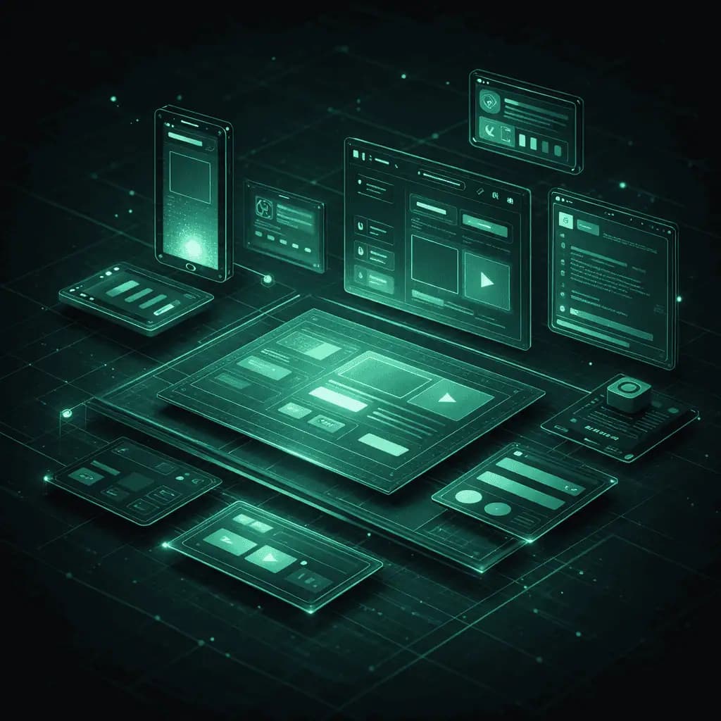 Product design workflow illustration